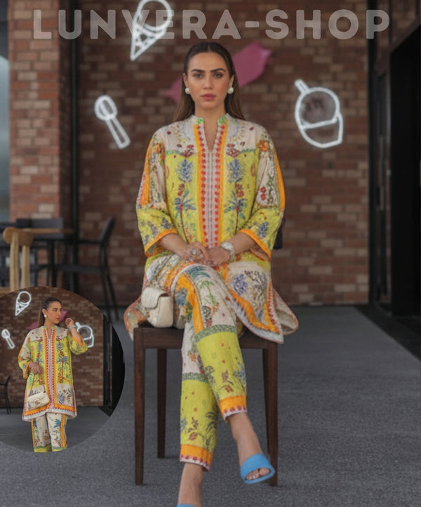New Arrival – Digital Printed 2-Piece Coord Set | Swiss Lawn Soft Fabric
